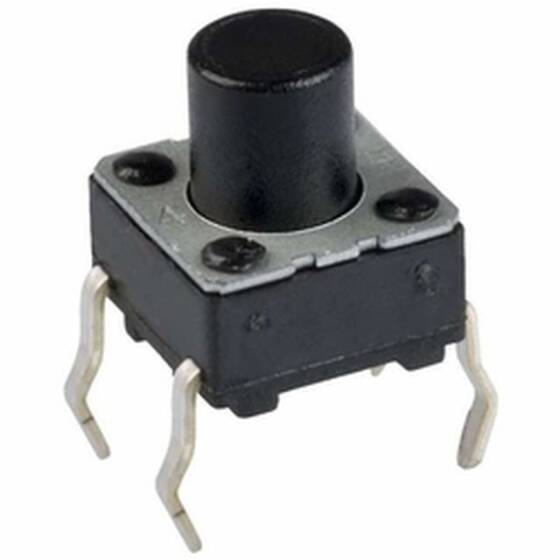 6x6 0.5mm Tach Button (4 Legs) - 1