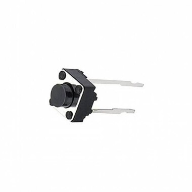 6x6x5mm 2 Pin Tactile Push Button Switch Long Leg 10mm - 2