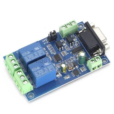 7-24V Modbus RTU 2 Channel RS232 Serial Relay Module - 3