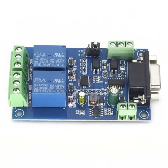 7-24V Modbus RTU 2 Channel RS232 Serial Relay Module - 4