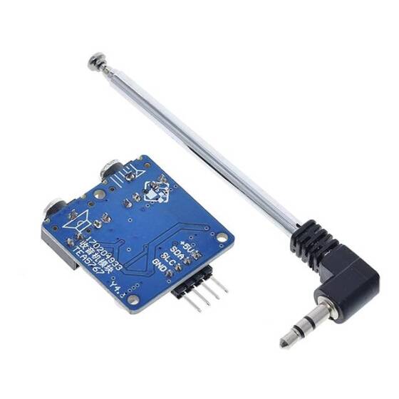 76-108Mhz 5V TEA5767 FM Stereo Radio Module + Cable Antenna - 2