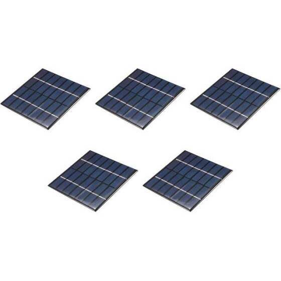 7V 120MA Polycrystalline Drop Solar Panel Size:110x110mm - 1