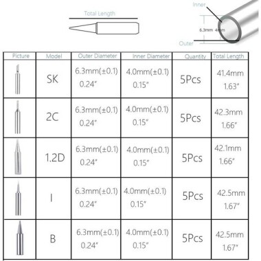 900M-T-1-2D Soldering Tips - 4