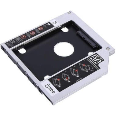 9.0mm All Aluminum Universal SATA 3.0 LED 2nd HDD Caddy - 2