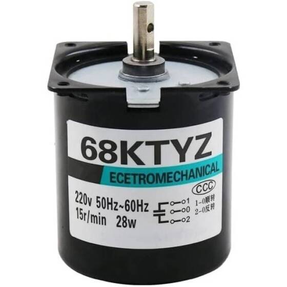 AC110V 28W 68KTYZ Permanent Magnet Synchronous Motor 2.5RPM - 1