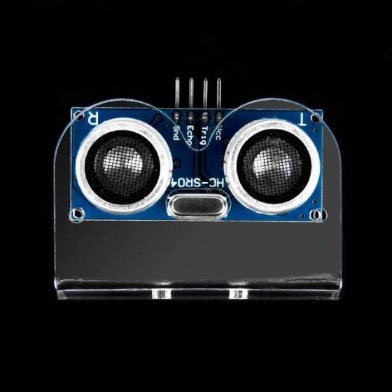 Acrylic Fixed Bracket For HC-SR04 Ultrasonic Module - 2