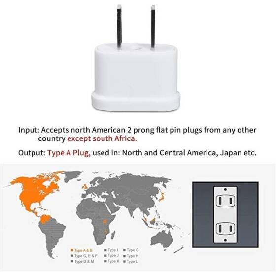 Adapter For US - 3