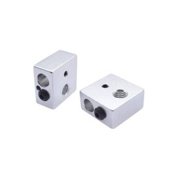 Aluminum Heat Block MK8 20x20x10mm - 1