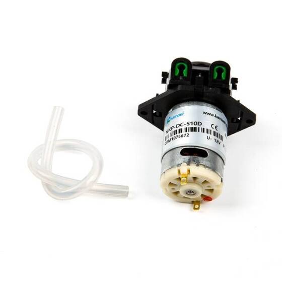 Black 12V Silicone Tube Liquid Pump ID:3mm-OD:5mm- 19-100 mL/Min. - 5