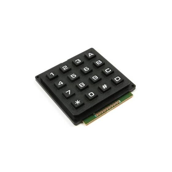 Black 4x4 Keyboard - 4