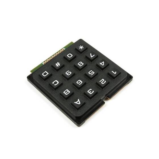 Black 4x4 Keyboard - 6