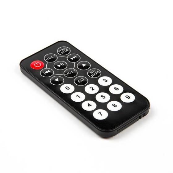 Black IR Remote Control With Battery - 2