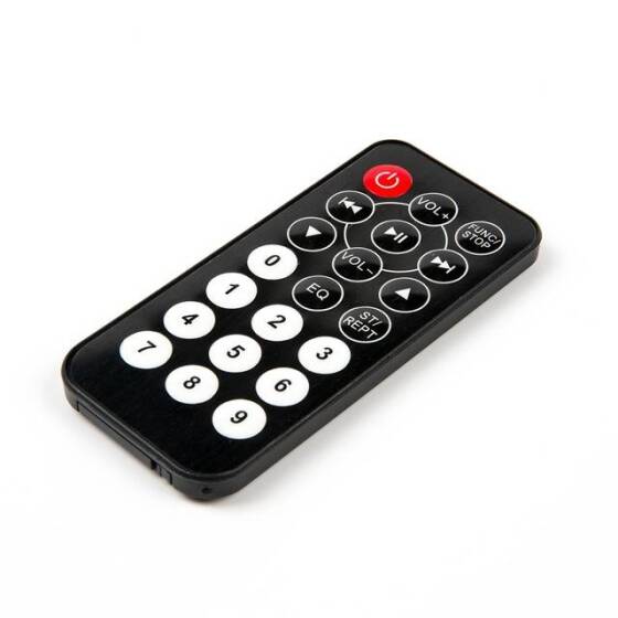 Black IR Remote Control With Battery - 10
