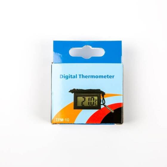 Black TPM-10 LCD Electronic Fish Tank Water Detector Thermometer Aquarium Digital Thermograph With 1 Meter Wire Without Battery - 3