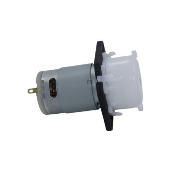 Black Type L 12V Silicone Tube Liquid Pump ID:3mm-OD:5mm- 19-100 mL/Min. - 3