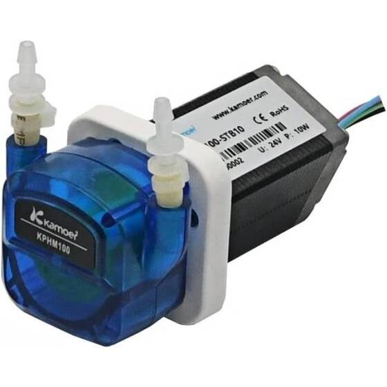 Black Type L 24V BPT Tube Liquid Pump ID:3mm-OD:5mm- 19-100 mL/Min. - 1