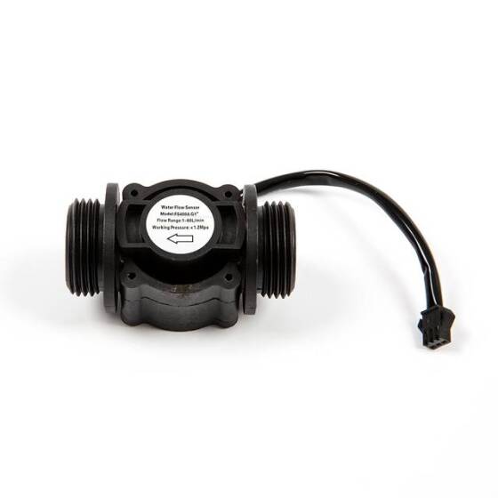 Black Water Flow Sensor (Sea) FS400A Flowmeter G1 1-60L/min 3.5-12V - 3