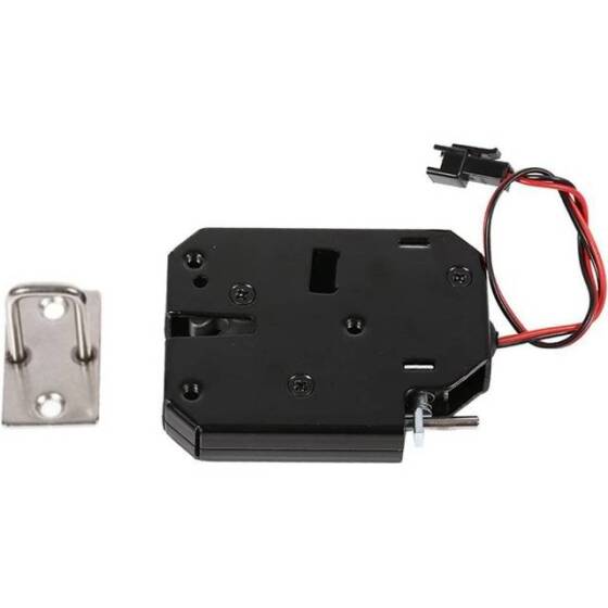 Black XG-07E DC5V 1-2A Small Locker Electromagnetic Lock Size:50x40x10mm - 1