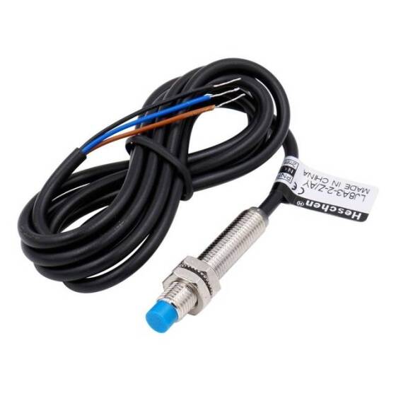 Blue M8 LJ8A3-2-Z/DX DC6-36V Inductive Proximity Sensor SwitchNote:DC Two Wire Normally Closed Random Wire Color - 1