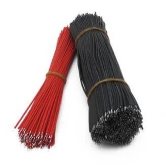Bundle 24AWG 5cm Electronic Wire Cable Tinning Red - 1