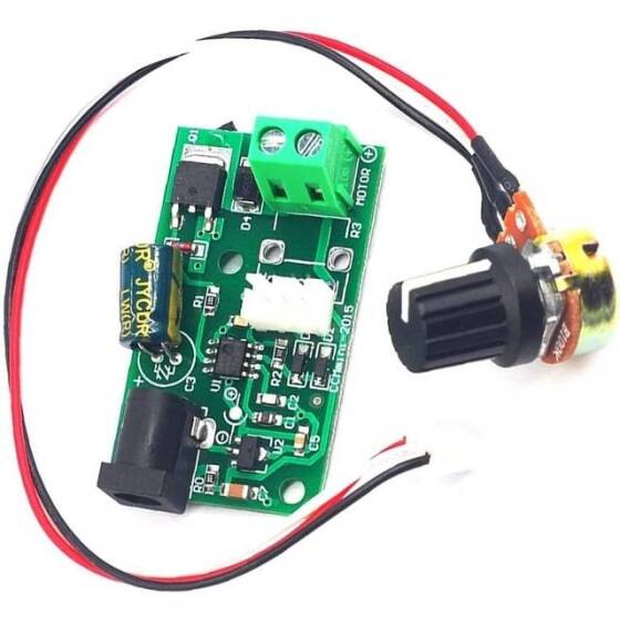 CCMMini Micro PWM DC Motor Speed Controller 6V 12V 24V Universal 3A Small Speed Control Board - 4