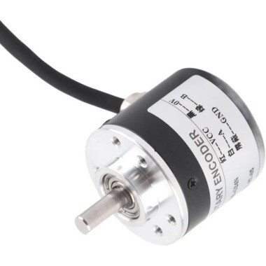 D10mm Hollow Shaft DC5-24V 100 Pulses Incremental Photoelectric Rotary Encoder NPN Open Collector - 2