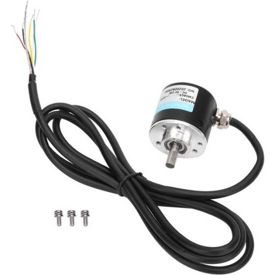 D10mm Hollow Shaft DC5-24V 1000 Pulses Incremental Photoelectric Rotary Encoder - 1