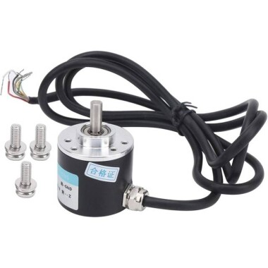 D10mm Hollow Shaft DC5-24V 1200 Pulses Incremental Photoelectric Rotary Encoder - 2