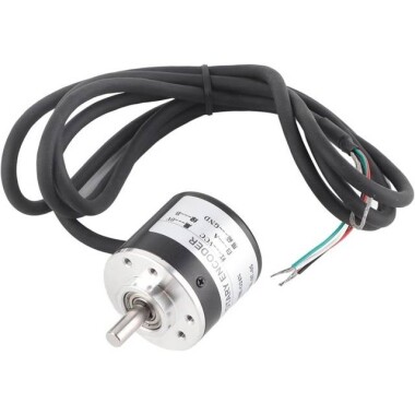 D10mm Hollow Shaft DC5-24V 200 Pulses Incremental Photoelectric Rotary Encoder NPN Open Collector - 4