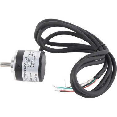 D10mm Hollow Shaft DC5-24V 200 Pulses Incremental Photoelectric Rotary Encoder NPN Open Collector - 5