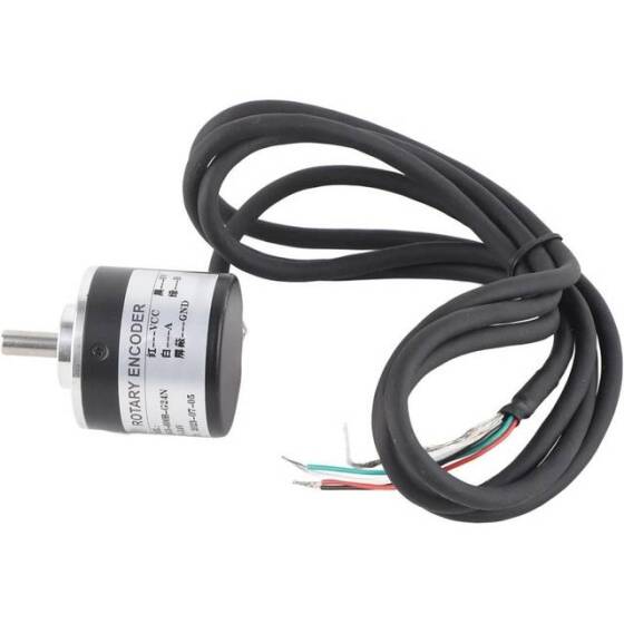D10mm Hollow Shaft DC5-24V 200 Pulses Incremental Photoelectric Rotary Encoder NPN Open Collector - 5