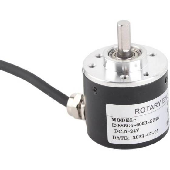 D10mm Hollow Shaft DC5-24V 2000 Pulses Incremental Photoelectric Rotary Encoder NPN Open Collector - 5