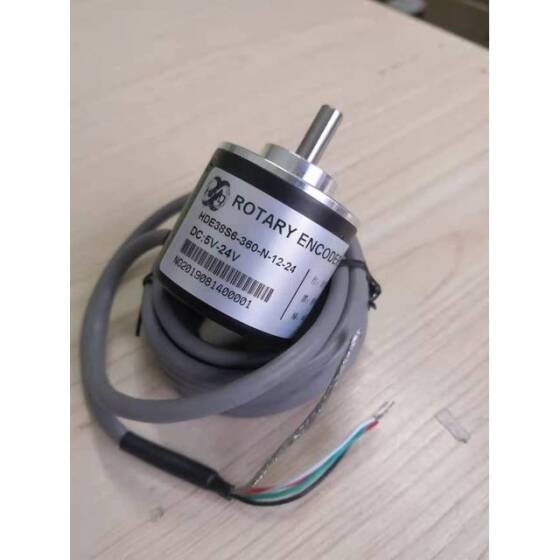 D10mm Hollow Shaft DC5-24V 360 Pulses Incremental Photoelectric Rotary Encoder NPN Open Collector - 2