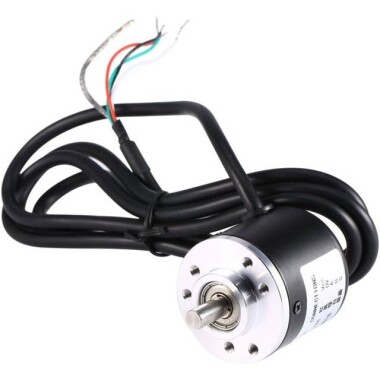 D10mm Hollow Shaft DC5-24V 50 Pulses Incremental Photoelectric Rotary Encoder NPN Open Collector - 1