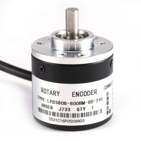 D6mm Hollow Shaft DC5-24V 2000 Pulses Incremental Photoelectric Rotary Encoder - 3