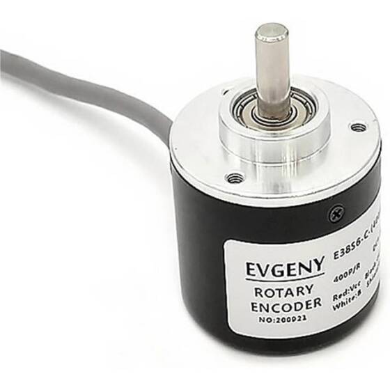 D8mm Hollow Shaft DC5-24V 400 Pulses Incremental Photoelectric Rotary Encoder NPN Open Collector - 1