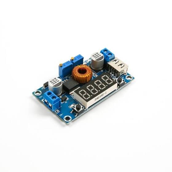 DC-DC XL4015 Adjustable Step-down Module 5A 75W With 4 Bits Digital Display Voltmeter - 2