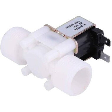 DC12V N/O G3/4 Male Thread Plastic Electric Solenoid Valve Water Air Inlet Flow Switch For 0-02-0-8Mpa - 4