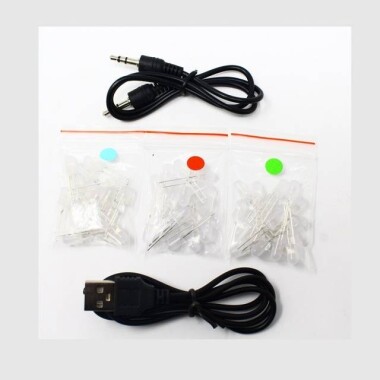 DC3-12V DIY Kit LM3914 Led Audio Spectrum Indicator Red/Green/Blue Led Level Indicator - 2