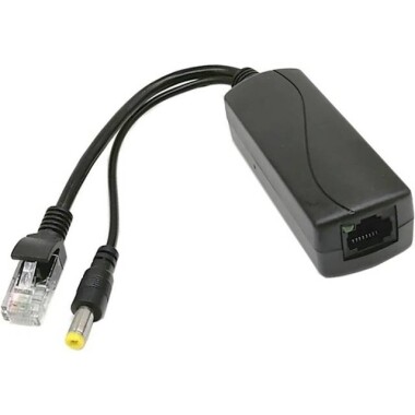 DC5.5x2.1mm Gigabit PoE Splitter 48V To 12V 2A - 1