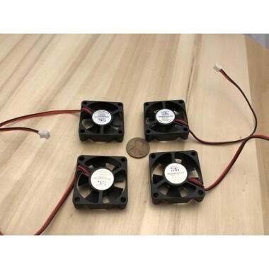 DC5V 3510 Double Ball Cooling Fan With XH2-54-2P 30cm Cable Size:35x35x10mm - 1