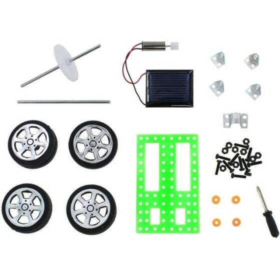 DIY Mini Solar Car Green 1 - 3