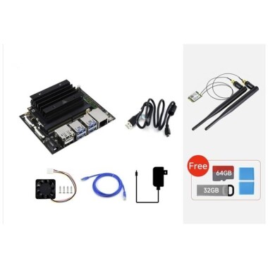 DIY Nvidia Jetsonnano Development Learning Kit (With Battery) (No Motherboard) Orange - 1