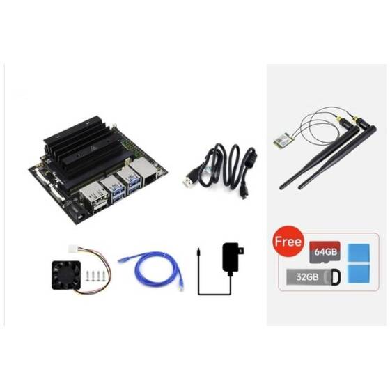 DIY Nvidia Jetsonnano Development Learning Kit (With Battery) (No Motherboard) Orange - 1