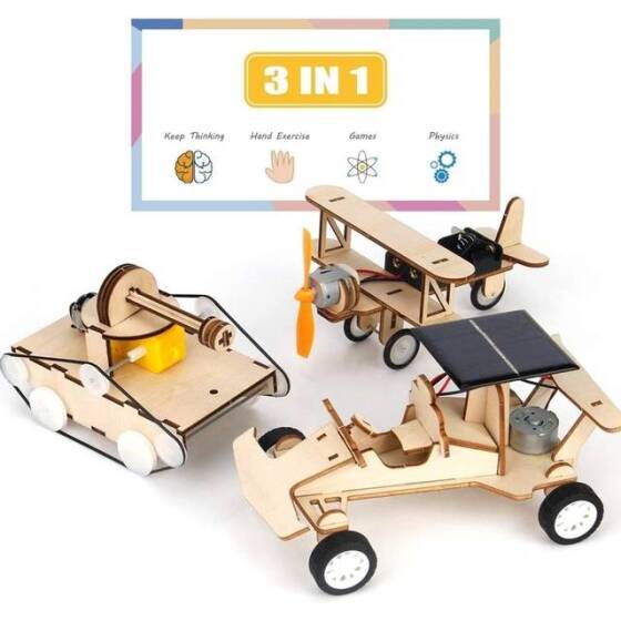 DIY Wooden Solar Powered Car 3 - 1