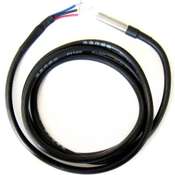 DS18B20 IP67 Waterproof Digital Thermal Probe 2 Meter with Original Chip - 1