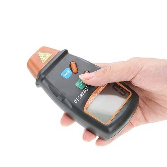 DT-2234C+ Digital Laser RPM Tachometer Non Contact Measurement Tool - With 9V Battery - 3