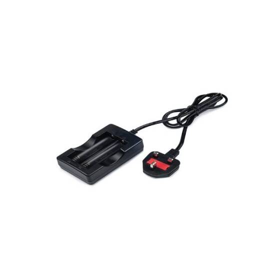 Dual Charger For 18650 14500 16430 Rechargeable Li-Ion Battery UK Plug - 1
