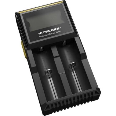 EU NITECORE D2 Digicharger 2 slots Intelligent Charger With LCD Display For Li-ion/LifePO4/Ni-MH/Ni-Cd/AA/AAA Battery - 1