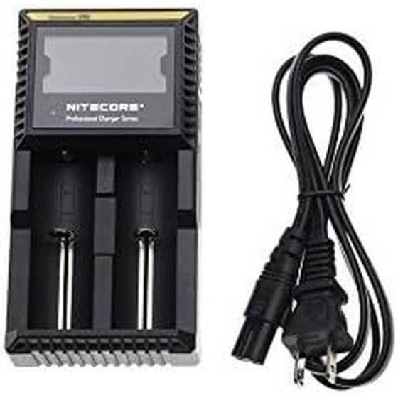 EU NITECORE D2 Digicharger 2 slots Intelligent Charger With LCD Display For Li-ion/LifePO4/Ni-MH/Ni-Cd/AA/AAA Battery - 3